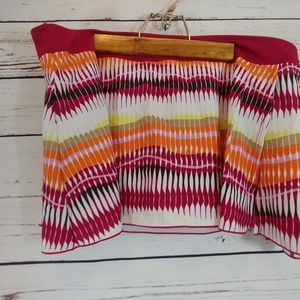 Athleta Striped Swim Skirt Womens Size XL